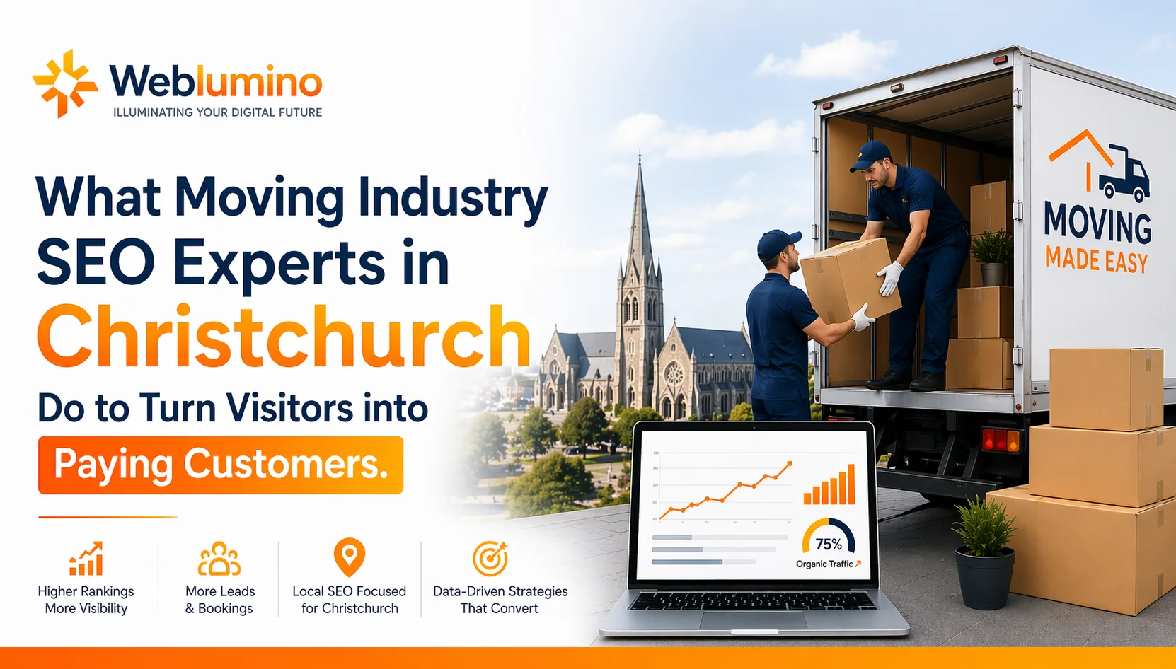 Moving Industry SEO Experts Christchurch | Weblumino