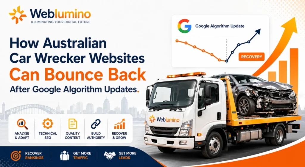 How Australian Car Wrecker Websites Can Bounce Back After Google Algorithm Updates
