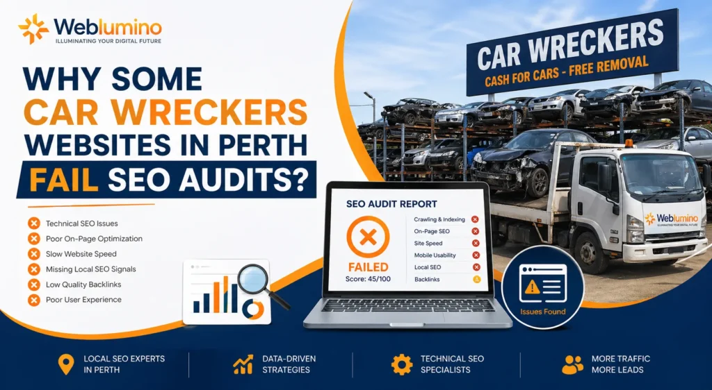Why Some Car Wreckers Websites in Perth Fail SEO Audits