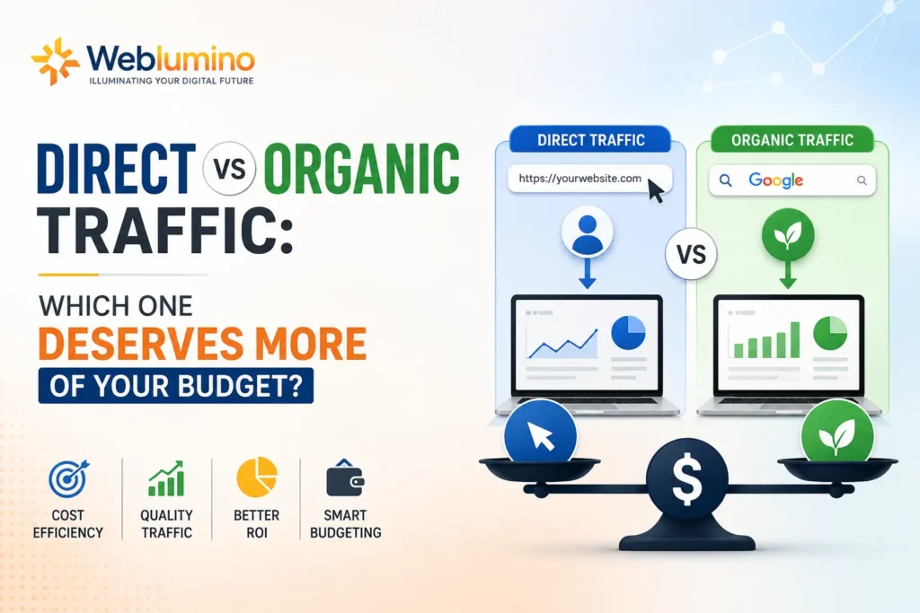 direct vs organic traffic